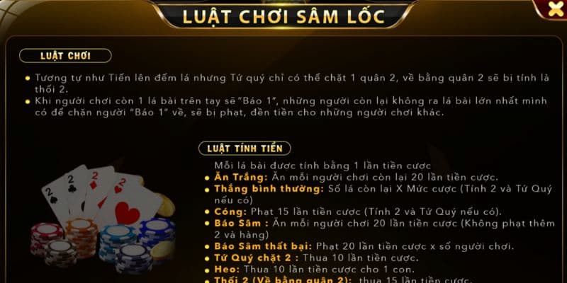 Quy luật chơi sâm miền Bắc online cần nắm được