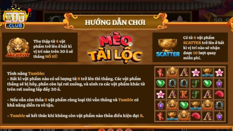 Quy tắc chơi hũ Mèo tài lộc đơn giản, dễ hiểu